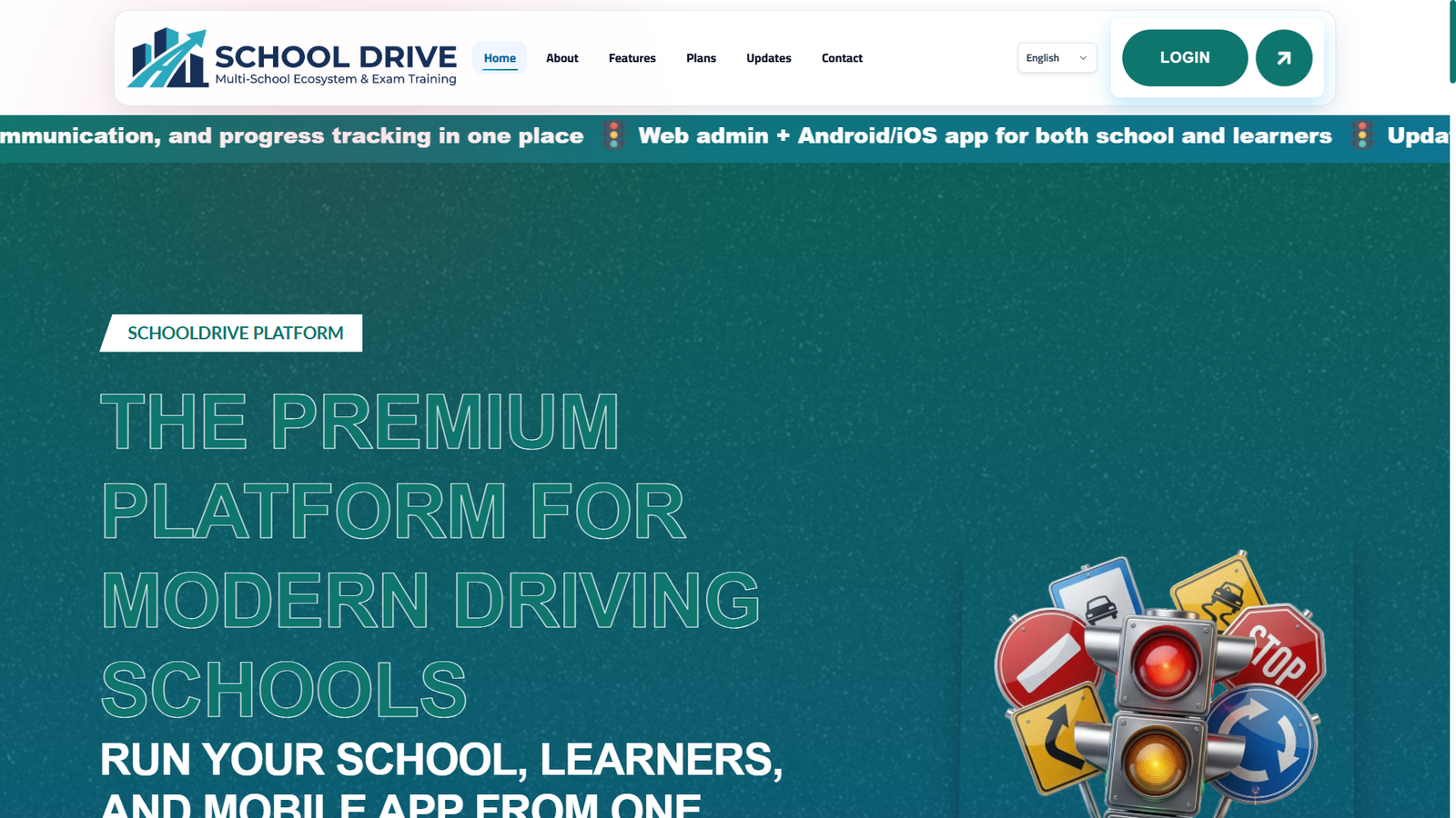 SchoolDrive - Driving School SaaS